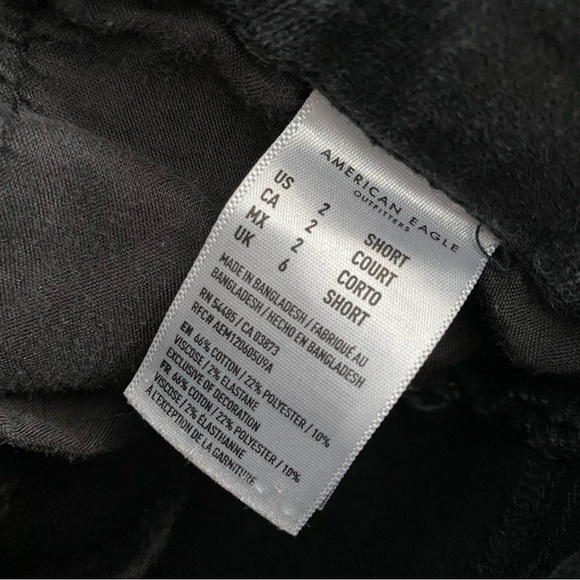 AEO Curvy High Rise Jeggings Jeans Gray Black Stretch Distressing size 2 - Picture 9 of 12